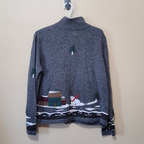 Holiday Lodge Christmas Cardigan Sweater - Picture 2 of 8